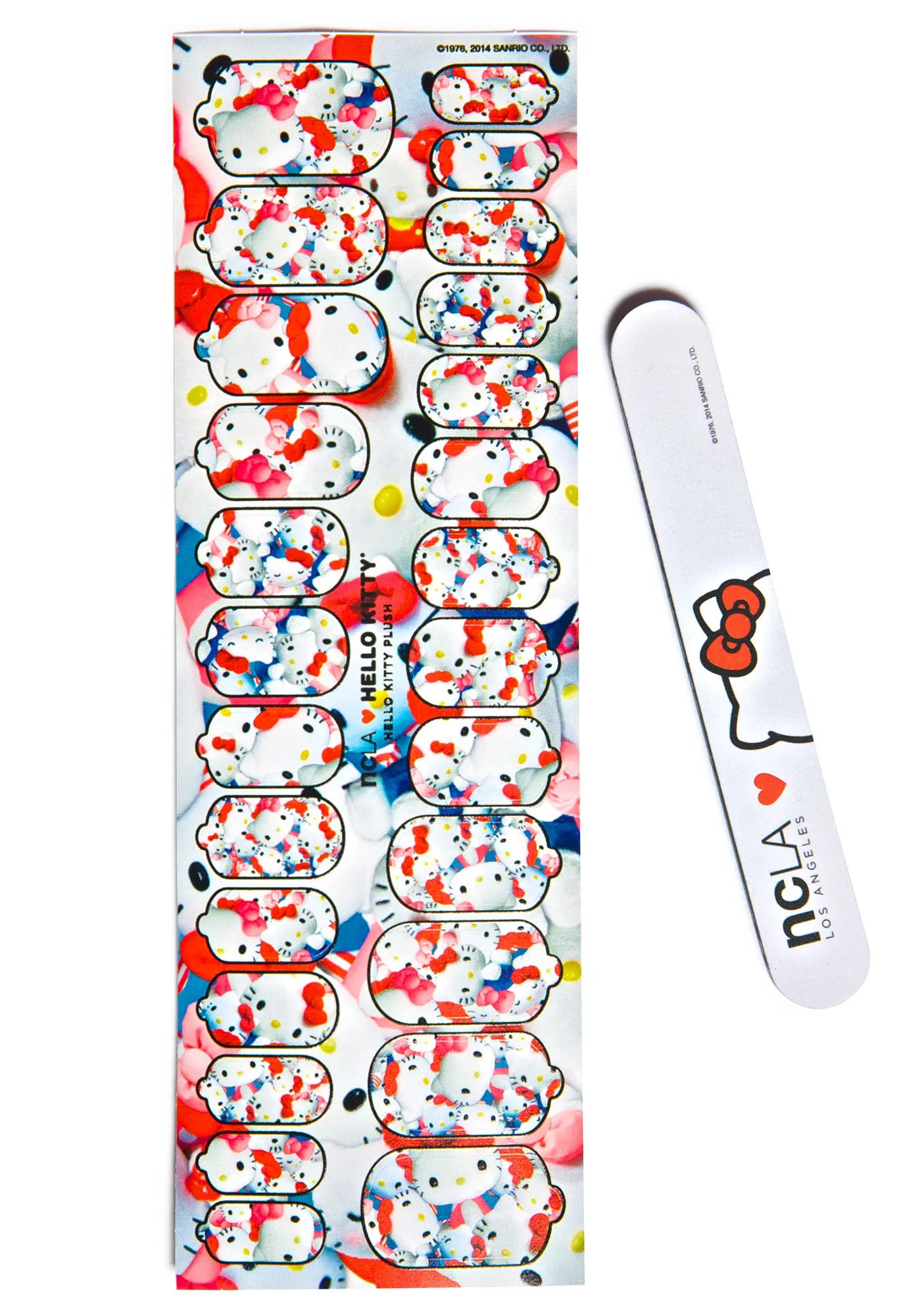 Hello Kitty Plush Nail Wraps