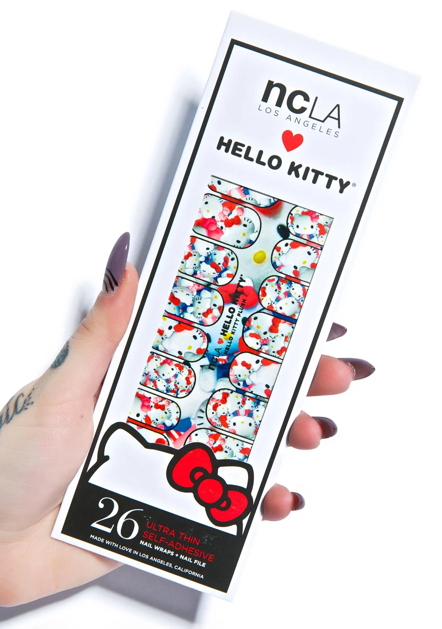 Hello Kitty Plush Nail Wraps