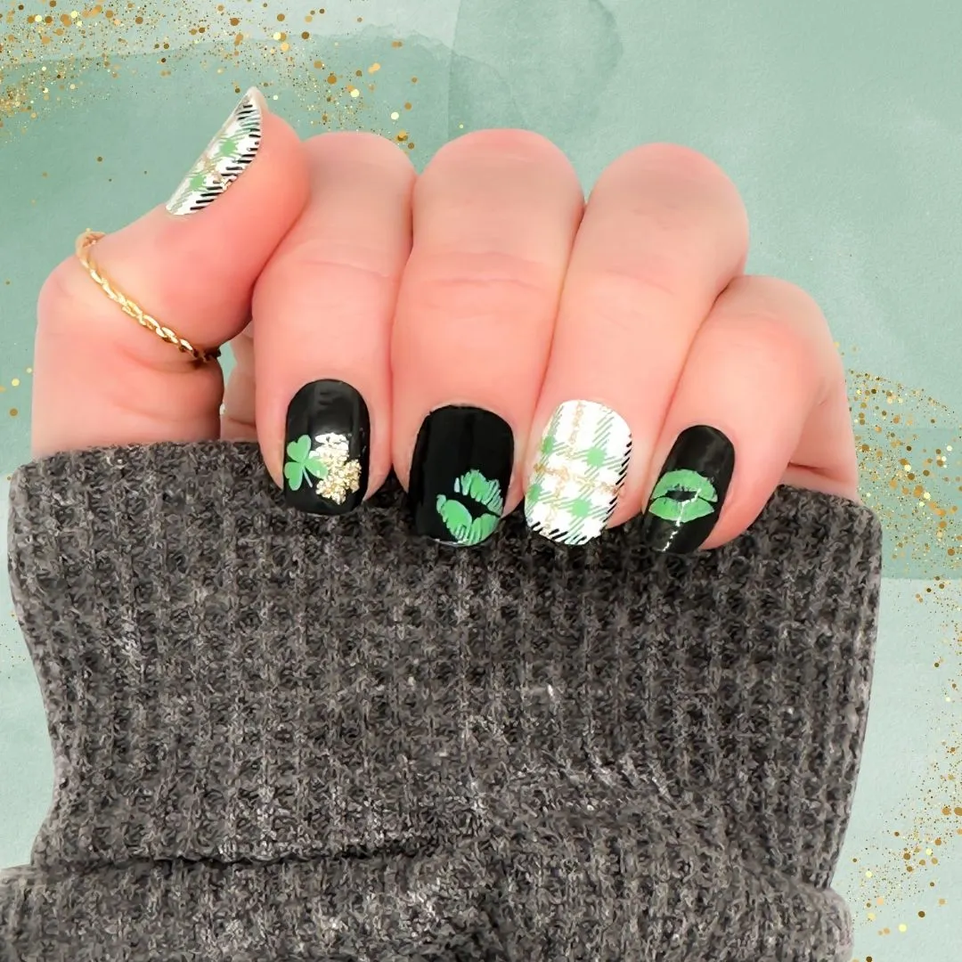Nail Wrap - Kiss Me I'm Irish